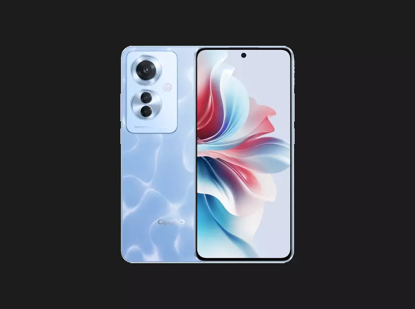 Trzy kolory, wyświetlacz AMOLED 120 Hz, chip Dimensity 7050 i stopień ochrony IP65: osoba mająca dostęp do informacji poufnych opublikowała zdjęcia i specyfikacje OPPO Reno 11 F 5G.