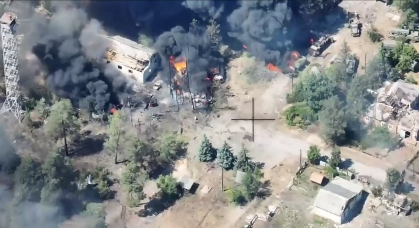 Ukraińscy spadochroniarze zniszczyli trzy Uragany MLRS i inny rosyjski sprzęt