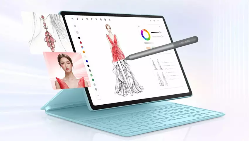 Moto Pad 70 z włączonym Moto Pen