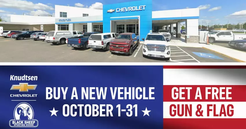 Dealer Chevrolet rozdaje broń i amerykańskie flagi jako bonusy za zakup samochodów