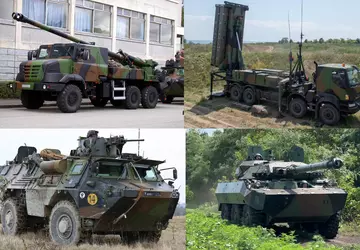 Systemy artyleryjskie Caesar, SAMP/T SAM, czołgi ...