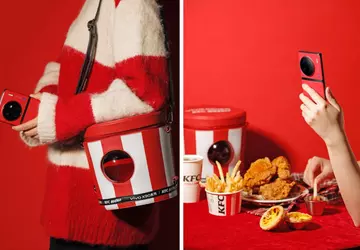 Smartfon KFC w wiadrze na skrzydła: ...