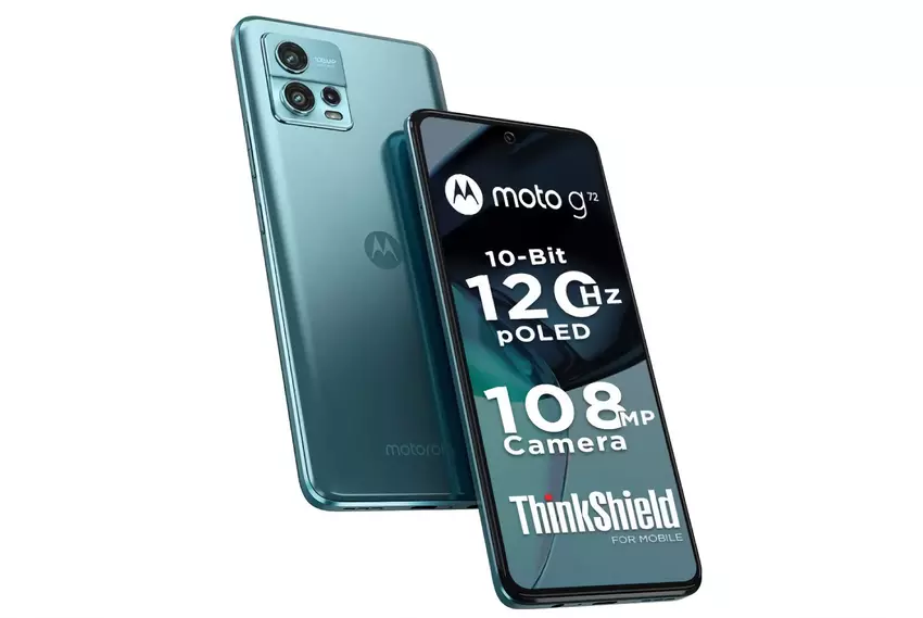 Moto G72: wyświetlacz OLED 120Hz, układ MediaTek Helio G99, aparat 108MP i bateria 5000mAh za 232$