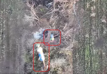 Dron brygady policji narodowej "Hyzak" zniszczył ...