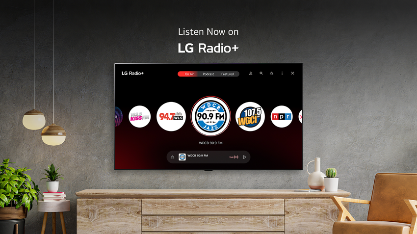 LG wprowadza bezpłatną usługę strumieniowania muzyki LG Radio+
