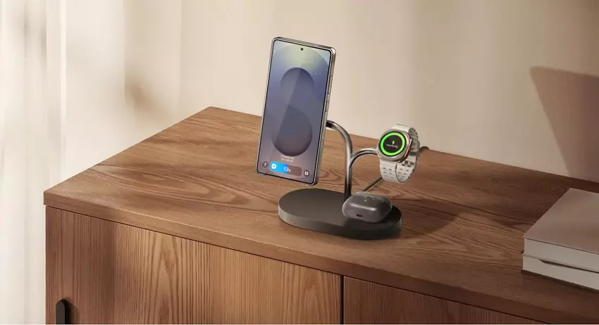Samsung wprowadził na rynek poręczne urządzenie Qi2 do bezprzewodowego ładowania trzech gadżetów Galaxy jednocześnie