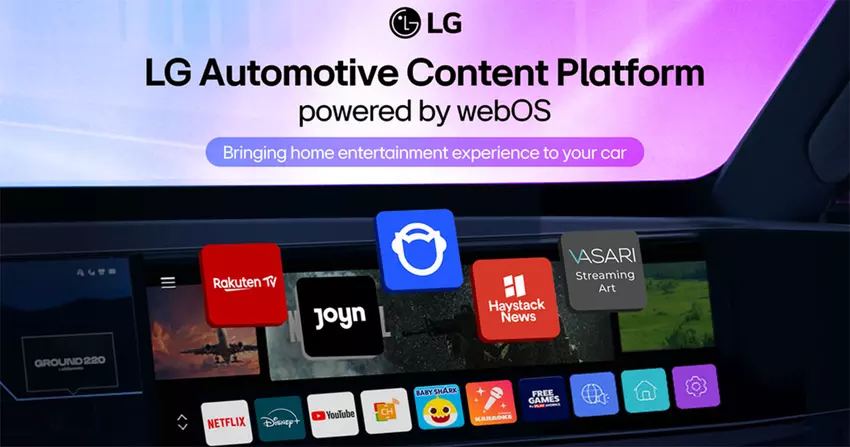 LG wprowadziła własną platformę streamingową w europejskich modelach Kia