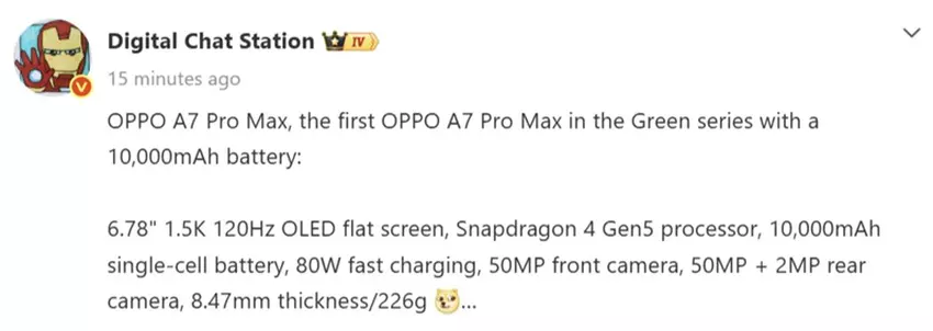Ilustracja Oppo A7 Pro Max