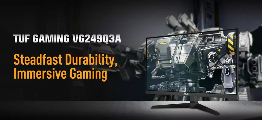 ASUS TUF Gaming VG249Q3A: monitor do gier z ekranem 23,8" i częstotliwością odświeżania 180 Hz