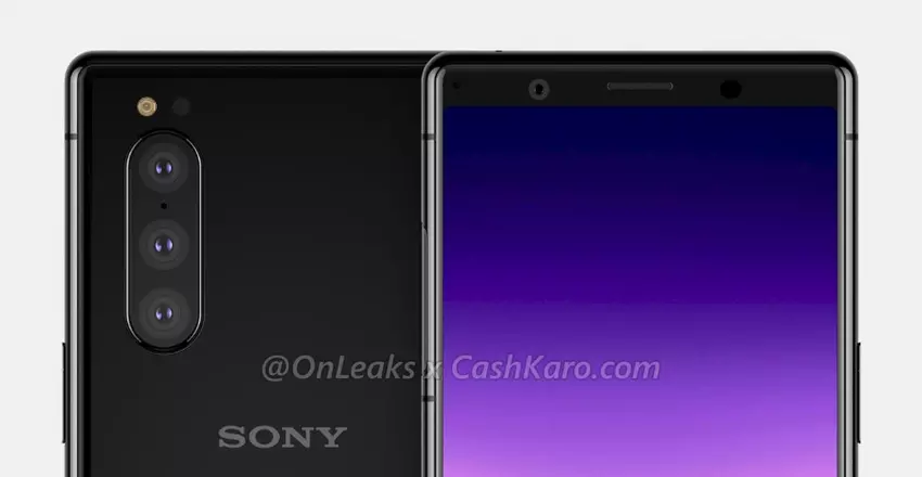 Sony Xperia 2 pojawił się na jakościowych renderach: Wyświetlacz 21: 9 i potrójna kamera i skaner na bocznej scianie 