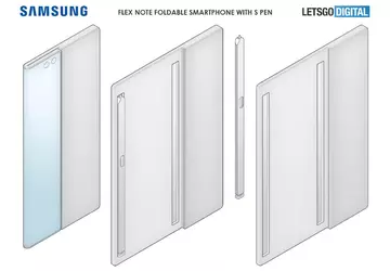 Patent Galaxy Flex Note pokazuje oryginalny ...