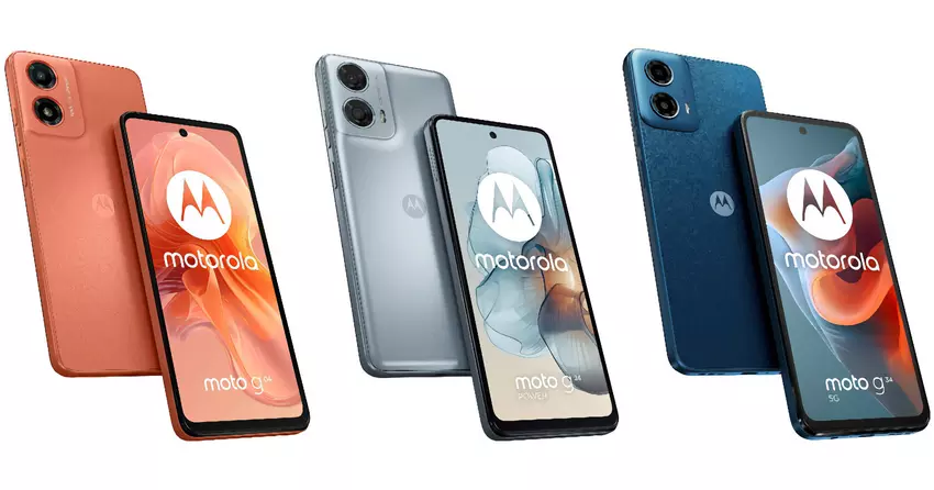 Specyfikacje i ceny Moto G04, Moto G24 Power i Moto G34 5G pojawiły się w sieci
