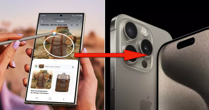 Funkcja Circle to Search powinna pojawić się na iPhonie (w przeglądarce Chrome).
