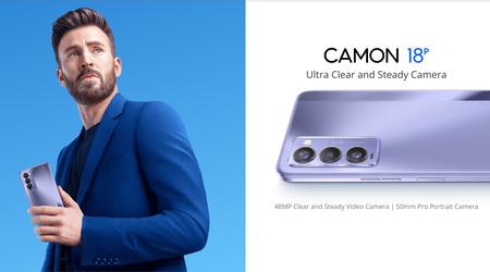 Tecno Camon 18 i Camon 18P: budżetowe smartfony z ekranami do 120Hz, układami MediaTek Helio G88/G96 i potrójnymi aparatami 48 MP