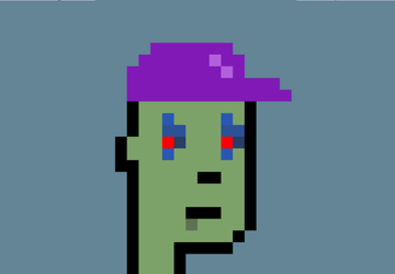 Obraz pikselowy CryptoPunk NFT kupiony za ...