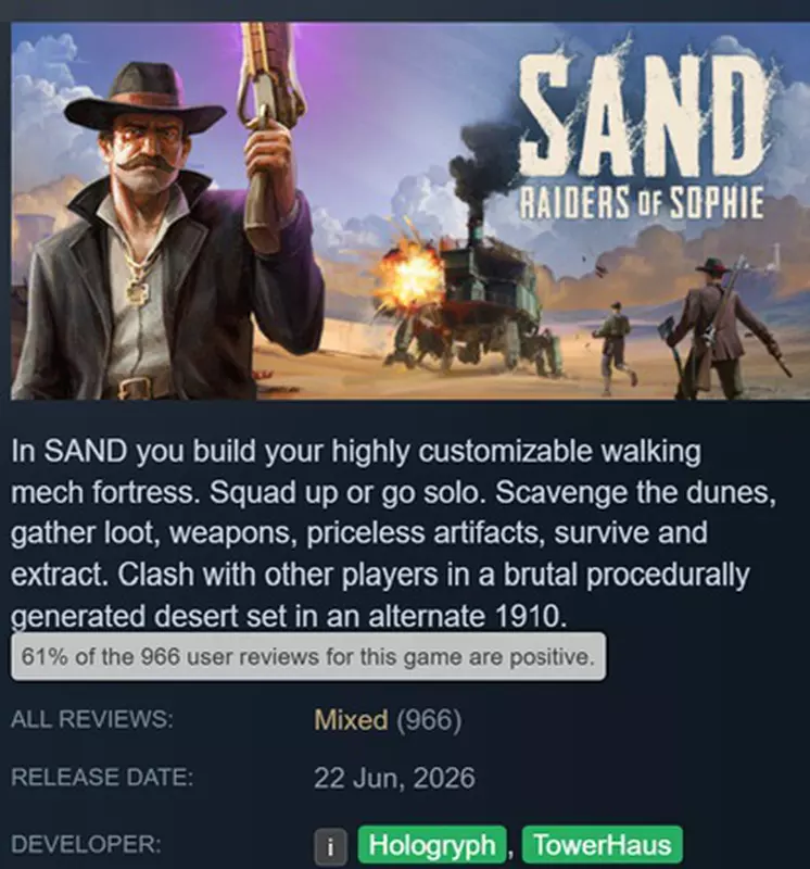 Graficzny utwór SAND: Raiders of Sophie