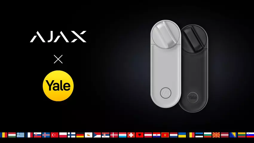 Ajax Systems i Yale rozszerzają swoje partnerstwo, a użytkownicy w 30 krajach mogą teraz korzystać z zamków Yale z pełnym wsparciem technicznym