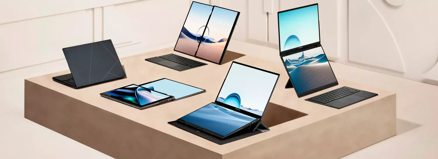 ASUS Zenbook Duo (2024): pierwszy na świecie laptop z dwoma 14" ekranami dotykowymi OLED i klawiaturą Bluetooth