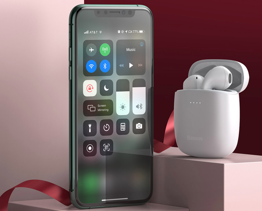 Baseus Encok W04 Pro: słuchawki douszne TWS z ochroną IP54, bezprzewodowe ładowanie, konstrukcja podobna do Apple AirPods i cena 22 USD