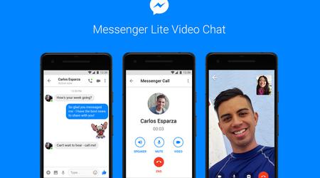 Facebook wprowadził połączeń wideo do programu Messenger Lite