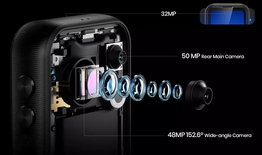 Fossibot F116 Pro kompaktowy zabezpieczony smartfon