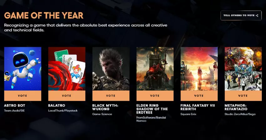 Sprzedaż Final Fantasy VII Rebirth, Metapahor: ReFantazio i innych pretendentów do tytułu Gry Roku na The Game Awards znacznie wzrosła.