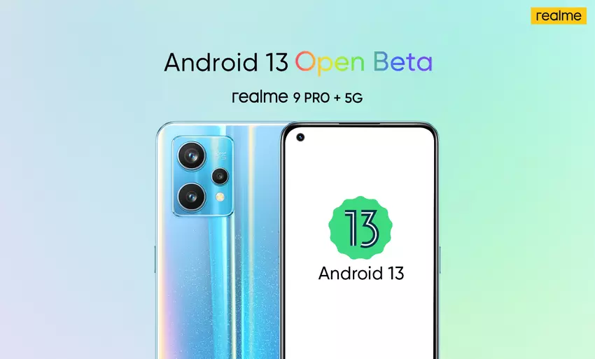 realme udostępniło wersję beta systemu Android 13 dla realme 9 Pro i realme 9 Pro+