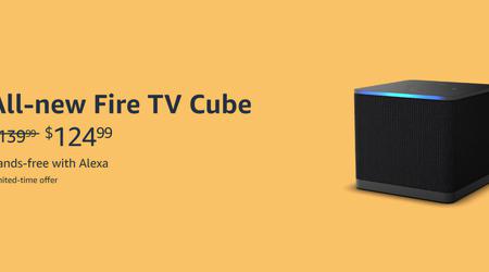 Fire TV Cube 4K media player z Alexą i Wi-Fi 6E z powrotem na Amazon za 15 dolarów taniej