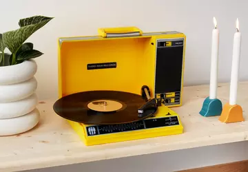 Walizka na gramofon w stylu retro ...