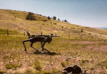 Zrobotyzowane psy z automatycznymi karabinami są ...