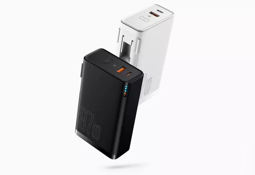 Baseus zapowiada zasilacz o mocy 87W z wbudowaną baterią 10,000mAh i dwoma portami USB