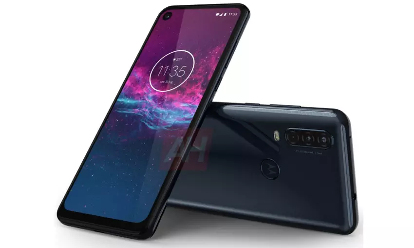 Na renderze prasowym pojawiła się Motorola One Action z potrójną kamerą i kolorystyka Denim Grey