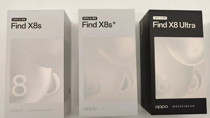 Do sieci wyciekły zdjęcia pudełkowe smartfonów Oppo Find X8s, Oppo Find X8s+ i Oppo Find X8 Ultra