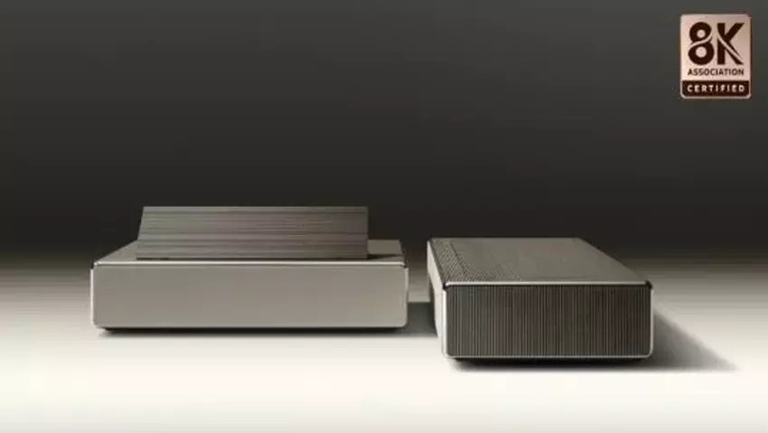 Samsung Premiere 8K. Ilustracja przedstawiająca nowy projektor firmy Samsung