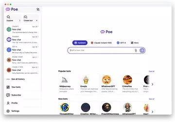 Poe zaprezentowało aplikację desktopową, która umożliwia ...
