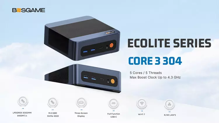 Bosgame E6 ECO: Mini PC z ...