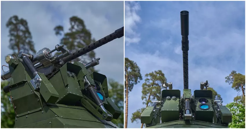 Zestaw przeciwlotniczy Sky Sentinel z karabinem M2 Browning