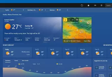 Aplikacja "Pogoda" na Windows 11 pożera ...
