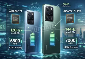 Xiaomi 17T Pro z baterią 7000 ...