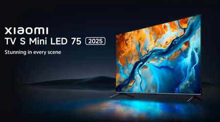 Xiaomi przygotowuje się do uruchomienia TV S Mini LED 75 2025 z 1200 nitami, 144 Hz i obsługą 4K