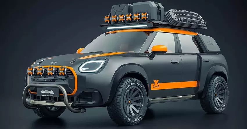 delta4x4 i X-raid pokazali Mini Countryman z rajdowym tuningiem w stylu Dakar
