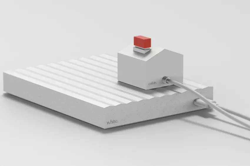 Ten śnieżny zestaw kabin jest w rzeczywistości rozwiązaniem do przechowywania USB w przebraniu