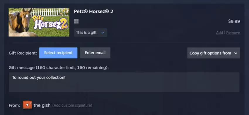 Ilustracja karty podarunkowej Steam