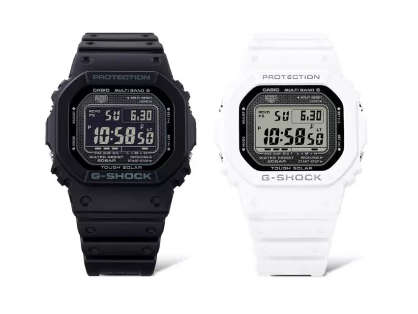 Casio wprowadza nowy monochromatyczny zegarek G-Shock GW-5000HS w Wielkiej Brytanii