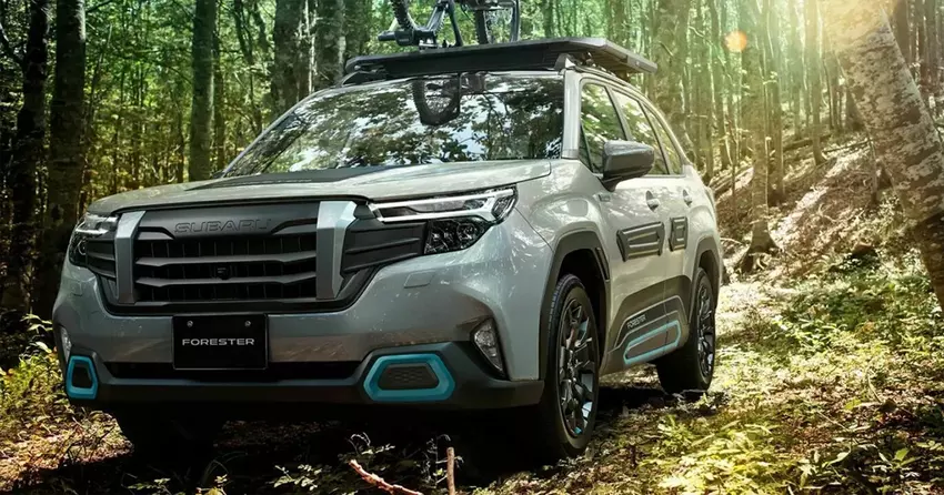 Subaru pokazała japońską wersję Forester z nadwoziami w stylu samurajskich zbroi