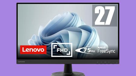 Lenovo D27-45 na Amazon: 27-calowy monitor z odświeżaniem 75 Hz i 70 € zniżki