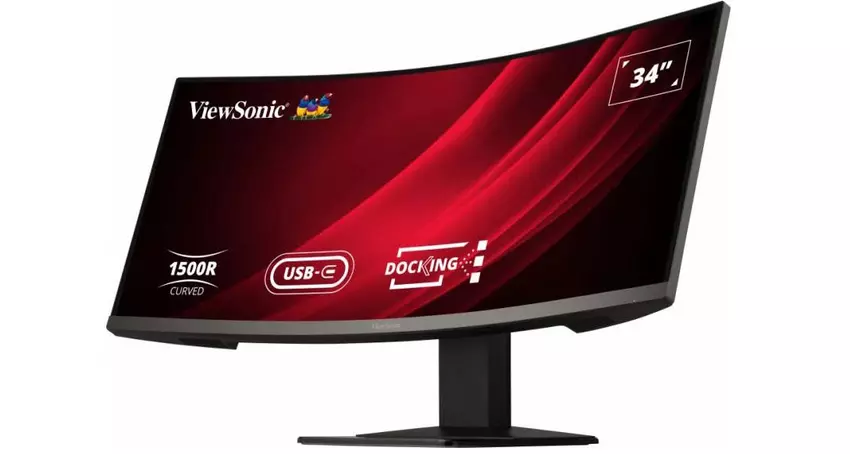 ViewSonic VG3419C - zakrzywiony monitor do gier UWQHD z częstotliwością odświeżania 120 Hz i promieniem krzywizny 1500R