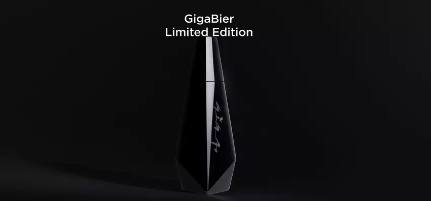 Tesla wprowadza na rynek GigaBier - trzy podświetlane butelki w stylu Cybertruck za 89 euro