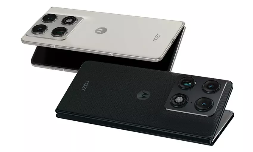 Motorola Razr Fold czarny i biały kolor