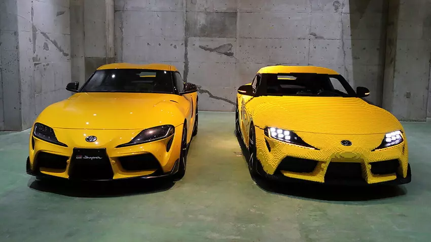 LEGO zaprezentowało naturalnej wielkości model roboczy legendarnej Toyoty Supry